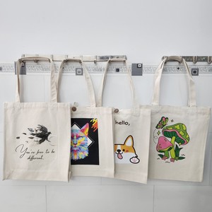 High-Definition CMYK Printing 12oz Organic Canvas Cotton (Eco-Friendly) Viet Nam <b>Tote</b> bag In Recycled Paper Sleeve OPP Bag - Product Image 2