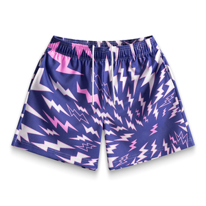 Shorts de baseball en maille pour jeunes hommes, 100 % coton, de haute qualité, décontractés, écologiques, respirants, à séchage rapide, personnalisables, couleur unie - Product Image 4