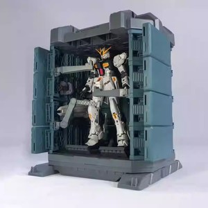 SJL-PD007 Mecha Hangar Dock <b>Display</b> <b>Case</b> <b>Model</b> Kit 1/144 1/100 Scale Modular Stackable Maintenance Bay Diorama Garage - Product Image 5