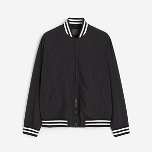 Chaqueta de bombardero personalizada con cuello levantado para hombre, moda deportiva de alta calidad, prendas de vestir básicas de invierno, chaqueta de bombardero de talla XL - Product Image 1