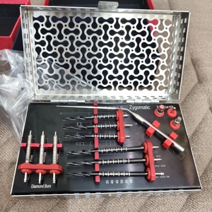 Kit de Implantes Quirúrgicos Zigomáticos Dentales BBI-368 de Bone Bridge Instruments, Manual, Acero Inoxidable Reutilizable, Certificado CE Clase I, Negro - Product Image 3