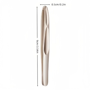 Pinzas de Cejas de Acero Inoxidable de Alta Gama con Punta Redonda para una Depilación Precisa sin Dolor y un Estilo de Salón Perfecto - Product Image 1
