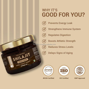 Résine de Shilajit de l'Himalaya biologique Certifiée GMP Énergie de culture sauvage Soutien de l'immunité et du bien-être sous forme de pot Mason emballé en cire - Product Image 6