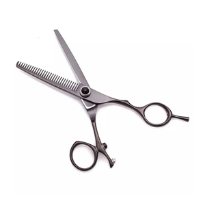 Ciseaux de coiffure professionnels en acier inoxydable avec pointe aiguisée, lame droite, outil de beauté pour salon de coiffure, provenance du Pakistan - Product Image 2