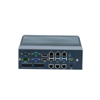 Ordinateur intégré industriel série E510 avec I3-7100 Intel Core/I5-8400/I7-8700 2 RS232/485 6 GbE LAN Mini Box PC