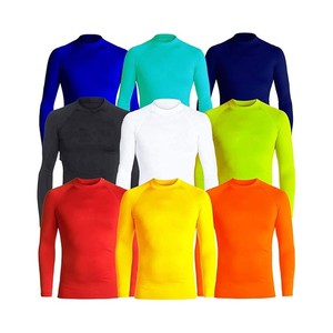 <b>Men</b> Compression Rash Guard Athletic Fit Moisture Wicking Fabric For Professional <b>Swimming</b> And Water Sports - Product Image 6
