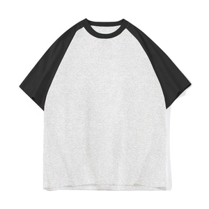 T-shirt d'été en polyester/coton à col rond, coupe classique, grandes tailles pour hommes, personnalisable, haute qualité, écologique, séchage rapide, anti-boulochage - Product Image 1
