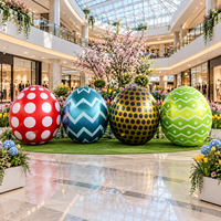 Œufs de Pâques gonflables géants personnalisés pour la décoration extérieure d'événements, de fêtes, de festivals, de centres commerciaux et de vacances, en vente