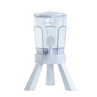 Draagbare desktop dranken dispenser met plastic ijsbak |   Verlichte biertoren voor gekoeld champagne & bar-partyuitrusting