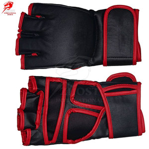 Guantes de MMA de diseño bicolor para entrenamiento en club, de alto impacto, para artes marciales mixtas y boxeo, para adultos. - Product Image 6