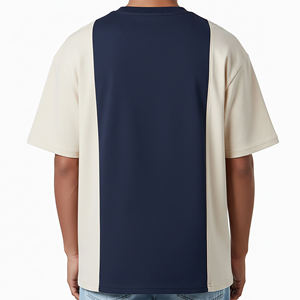 เสื้อยืดผู้ชายสไตล์ฮิปฮอปสั่งทำพิเศษ ดีไซน์ไม่ซ้ำใคร ใส่สบายๆ ในฤดูร้อน ผ้าโพลีเอสเตอร์/คอตตอน 2 สี ทรงโอเวอร์ไซส์ ระบายอากาศได้ดี พิมพ์ลายด้วยเทคนิคฮีททรานเฟอร์ - Product Image 2