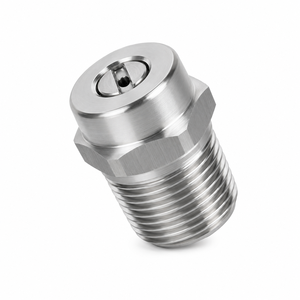Stainless Steel Nozzle 1/4 Inch Threaded High Pressure Washer Spray Tip 304 Material Durable DesignStainless Steel Nozzle 1/4 In - Product Image 2