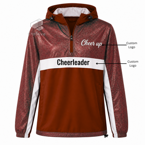 Custom Cheer Warm Up Set Athletic Personalized Jacket And <b>Pants</b> Outfit Glitter Embroidered Team Apparel For Girls <b>Dance</b> Practice - Product Image 6