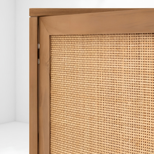 Teak Rattan <b>Sideboard</b> Cabinet Natural Wood Storage Furniture for Hotel Resort Villa Restaurant Hospitality Project Sourcing - Product Image 6