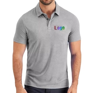 T-shirt polo personnalisable pour le sport Chemise de golf tricotée respirante à séchage rapide avec impression numérique à col rond avec votre propre logo - Product Image 1