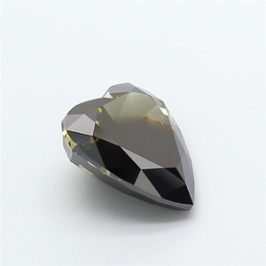 Diamant synthétique noir fantaisie en forme de cœur, cultivé en laboratoire, certifié IGI, taille excellente, 2,40 carats, clarté VVS2. - Product Image 6