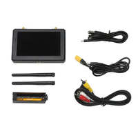 Moniteur FPV M5 60FPS 5 pouces 5.8GHz avec modes de diversification MIX pour avions de course, drones RC, quadcoptères, multicoptères – Compatible avec tous les modèles