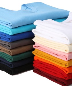 เสื้อยืดคอกลมแขนสั้นผู้ชายสีพื้นผ้าฝ้ายแท้ 200 กรัมทรงหลวมสบายๆ ปักโลโก้ ผลิตในโรงงานบังกลาเทศ ราคาโรงงาน รับผลิตแบบ OEM - Product Image 4