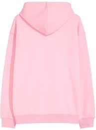 Sweat-shirt rose pour femme, hiver, uni, jacquard, teint en pièce, délavé à l'acide, à sequins, à franges sur le devant, en coton, manches longues - Product Image 2