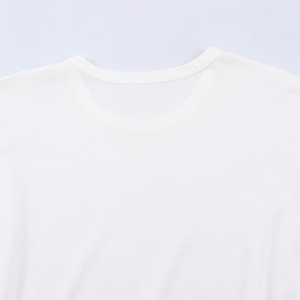 T-shirt tricoté à manches courtes pour femmes, noir et blanc, col rond, garniture en dentelle, coupe ample, décontracté, vêtements de printemps et d'été - Product Image 4