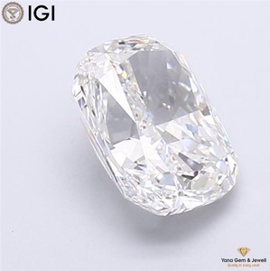 Diamante Cultivado en Laboratorio CVD de 5.00 Quilates, Corte Cojín, Color E, Claridad VS1, Certificado por IGI, para Regalo de Boda o Colgante - Product Image 3