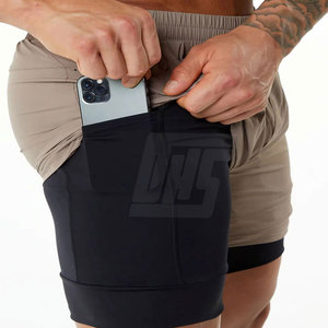 Shorts de sport pour homme avec cordon de serrage à la taille, idéal pour la musculation, la course à pied, l'entraînement et un style de vie actif confortable au quotidien - Product Image 6