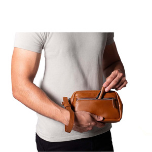 Genuine Leather Vintage for Bag <b>Compact</b> Travel-Friendly Waterproof Design for Men & Women OEM Bridal Gift - Product Image 2