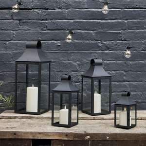 Finest Quality Black Metal Hanging <b>Candle</b> Lantern Holder Modern Design Eco-Friendly Christmas Home & Wedding Decor - Product Image 1