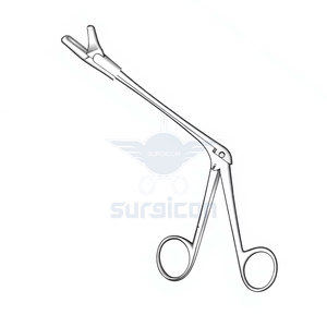 Pinces à découper nasales de 19 cm / 7-1/2 pouces de longueur avec un manche de 12 cm pour la chirurgie nasale de précision et les procédures ORL - Product Image 5
