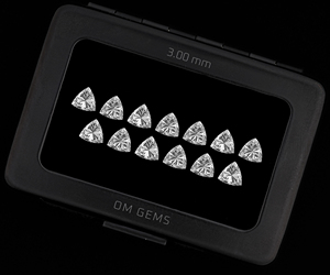 Diamant de laboratoire CVD de 3,0 mm taille Trillion, en vrac, pour la fabrication de bijoux, diamant synthétique de haute qualité, approvisionnement en gros - Product Image 5