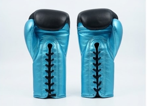 Guantes de Boxeo Muay Thai Personalizados, Guantes de Sparring de Cuero para Kickboxing, Cierre de Gancho y Bucle en la Muñeca, Equipo de Entrenamiento de Artes Marciales - Product Image 6