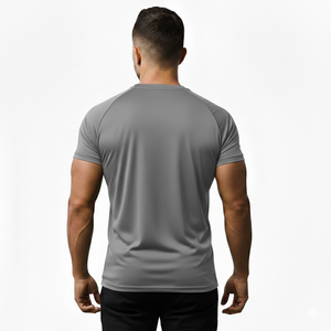 T-shirts pour hommes en mélange de coton respirant, vente en gros, personnalisables, 180 g/m², t-shirts à manches courtes pour hommes - Product Image 3