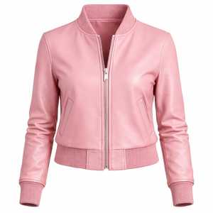 Chaqueta de Motociclista de Cuero Verde Oliva de Diseño Popular – Abrigo de Motociclista de Piel de Vaca Hecho a Mano - Product Image 2