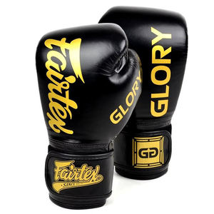 ถุงมือชกมวย Fairtex Glory คุณภาพสูง ดีไซน์ใหม่ หนังวัวแท้ แบบผูกเชือก ถุงมือชกมวยไทย Fairtex ระดับมืออาชีพ - Product Image 1