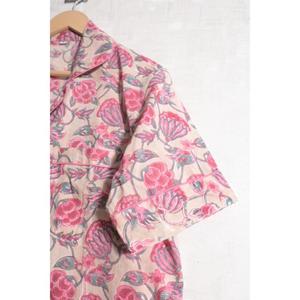Conjunto de Pijama de Camiseta y Pantalones Cortos Estampados de Algodón para Mujer, Ropa de Dormir Cómoda - Product Image 4