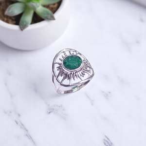 Bagues en argent sterling 925, design soleil, classiques, estampillées 925, prix de gros, bijoux en argent - Product Image 2