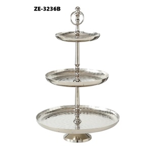 Handmade Rustic Carved Iron Round Oven Safe <b>Cake</b> <b>Stand</b> Outdoor Party Decor Tables Zahid Big Wholesaler - Product Image 3