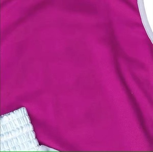 Pink High Waist Boxing Uniform Polyester Breathable Martial Arts Wear for Training and Competition Unisex - Product Image 3