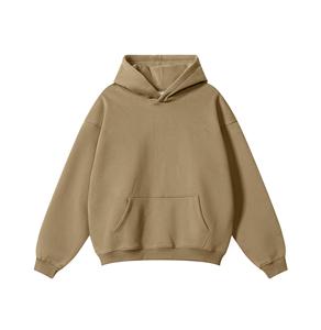 เสื้อฮู้ดดี้พรีเมียมสั่งทำพิเศษสำหรับผู้ชาย ผ้าฝ้ายฟลีซ สวมใส่สบาย แขนยาว สไตล์สตรีทแวร์ รับผลิตแบบ OEM ขายส่งจากโรงงานในสหรัฐอเมริกา - Product Image 5