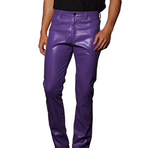 Wholesale Price Custom Made Cowhide <b>Leather</b> <b>Pants</b> <b>Men</b> Lightweight Breathable Waterproof Eco-Friendly High Quality High Waist - Product Image 2