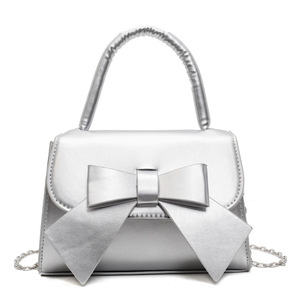 Nuevos Bolsos de Mano con Lazo y Cadena Metálica, Bolsos Cruzados Grandes con Lazo para Mujer - Product Image 3