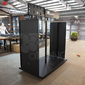 Factory Custom Modern Metal Garment <b>Display</b> <b>Rack</b> with Casters Freestanding Powder Coated for Boutique Use - Product Image 2