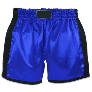 Shorts de boxe Muay Thai en satin pour entraînement de kickboxing, shorts de combat avec logo personnalisé, taille élastique, vêtements d'arts martiaux MMA en gros - Product Image 6