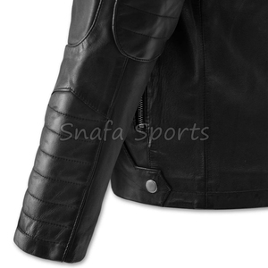 Men's Casual Fashion <b>Jacket</b> <b>Winter</b> <b>Leather</b> <b>Jacket</b> for Men's OEM Services Custom Logo Full Zipper <b>Leather</b> <b>Jacket</b> - Product Image 4