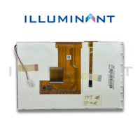 Módulo LCD TFT IPS RTP de 7 Pulgadas 800x480, Panel Táctil Resistivo de 40 Pines, Ángulo de Visión de 6 Horas, Conector FPC, Retroiluminación Blanca, Panel Innolux