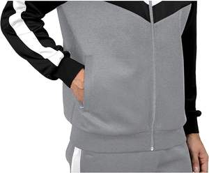 Ensemble de survêtements pour hommes, 2 pièces, survêtements de sport à fermeture éclair intégrale, ensembles de survêtements de jogging pour hommes - Product Image 5