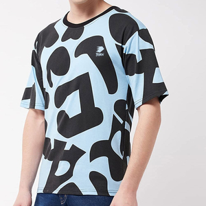 Trendy Oversized Drop Shoulder Short Sleeve O-Neck Tee 100% Cotton Jersey Eco-Friendly Fabric Breathable Quick Dry T-shirt Men - Product Image 3