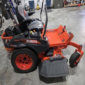 เครื่องตัดหญ้าแบบ Zero-Turn รุ่น Kubota Z411 สำหรับงานพาณิชย์ พร้อมแท่นตัดขนาด 60 นิ้ว เครื่องยนต์ดีเซล 24 แรงม้า คุณสมบัติที่ปรับปรุงแล้ว ถังเก็บหญ้า 28V - Product Image 1