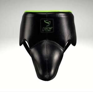 ชุดอุปกรณ์ชกมวยหนังแท้แบบมืออาชีพใหม่เอี่ยม พร้อมชุดป้องกันศีรษะและอวัยวะเพศ สีดำ-เขียวนีออน ผลิตในปากีสถาน - Product Image 4