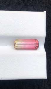 Tourmaline naturelle bicolore facettée, pierre précieuse en vrac, clarté impeccable pour la fabrication de bijoux, bagues, pendentifs, boucles d'oreilles, perles en vrac - Product Image 3